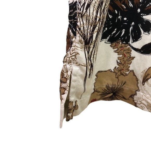 Paradise Collection Hawaiian Shirt 100% Washable Silk SZ Large Tropical Floral - Picture 4 of 7